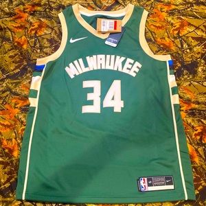 NBA Authentic Milwaukee Bucks Nike  Giannis Antetokounmpo jersey